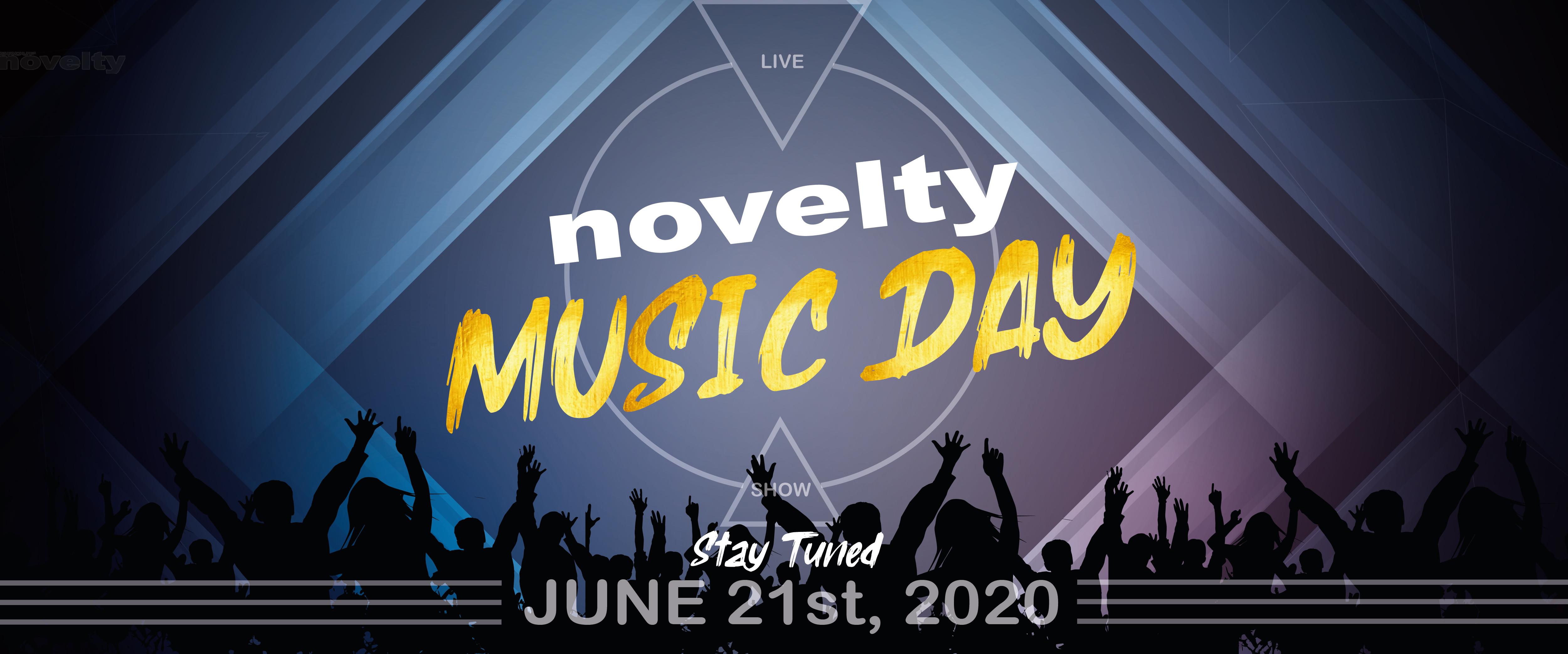 Visuel SAVE THE DATE | NOVELTY celebrates THE MUSIC !